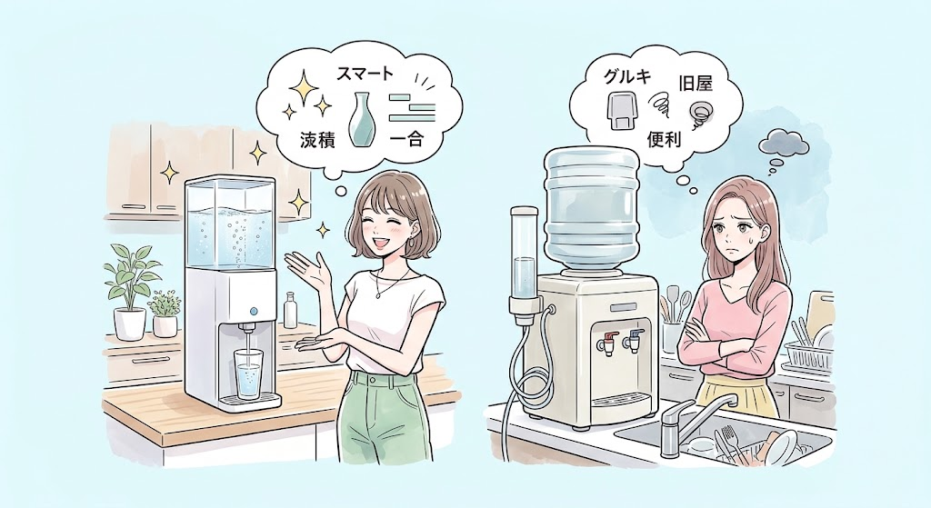 水素マニア:他社サーバーと比較したアクアバンクのデザイン面のメリット
