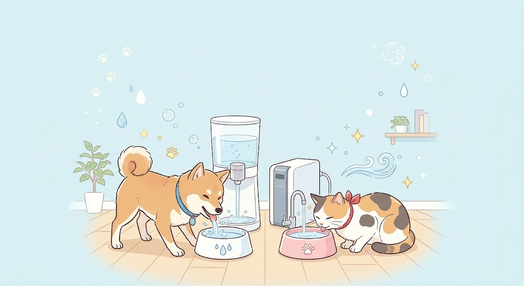 水素マニア:犬や猫などペットの飲み水にアクアバンク・日本トリムのお水は使える?