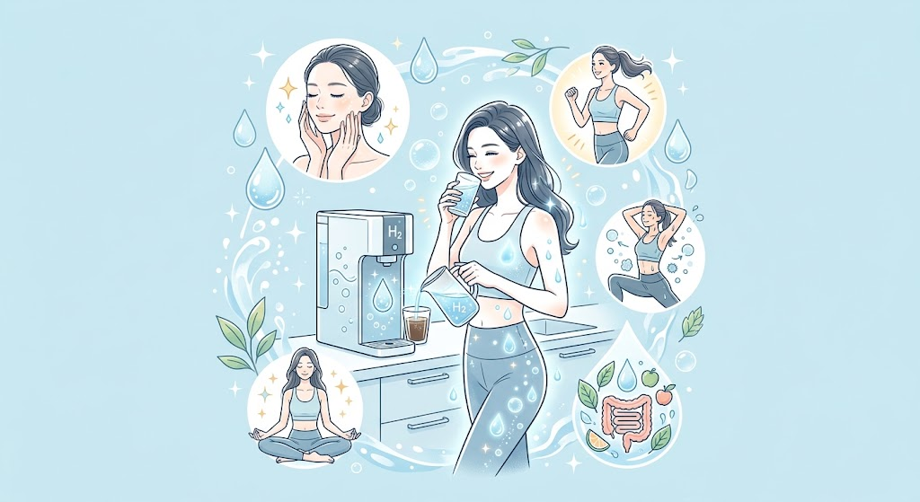 水素マニア:水素水サーバーで期待できるインナービューティー効果