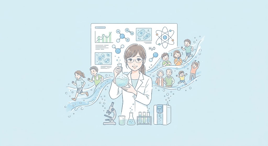 水素マニア:科学的根拠(ファクト)から見る水素水の真実と研究結果