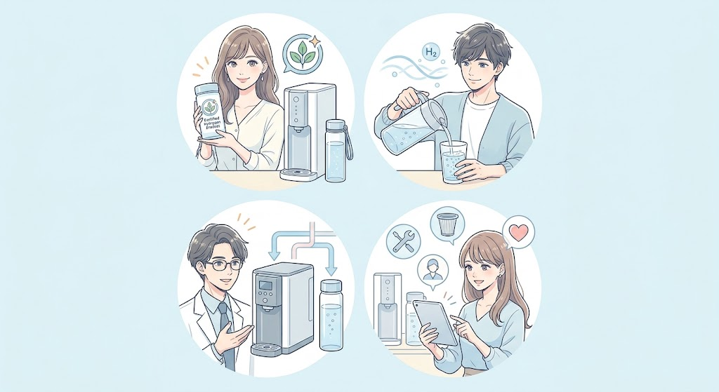 水素マニア:失敗しない!信頼できる水素製品・生成方式の選び方4つの基準