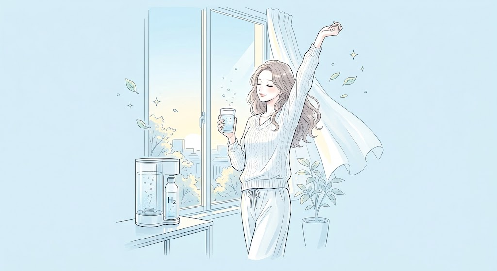 水素マニア:理想的なモーニングルーティン!水素水を取り入れた朝の過ごし方