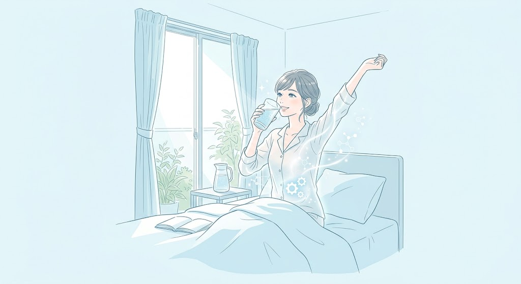 水素マニア:朝一杯の水素水習慣で基礎代謝を上げてすっきり健康的な毎日へ
