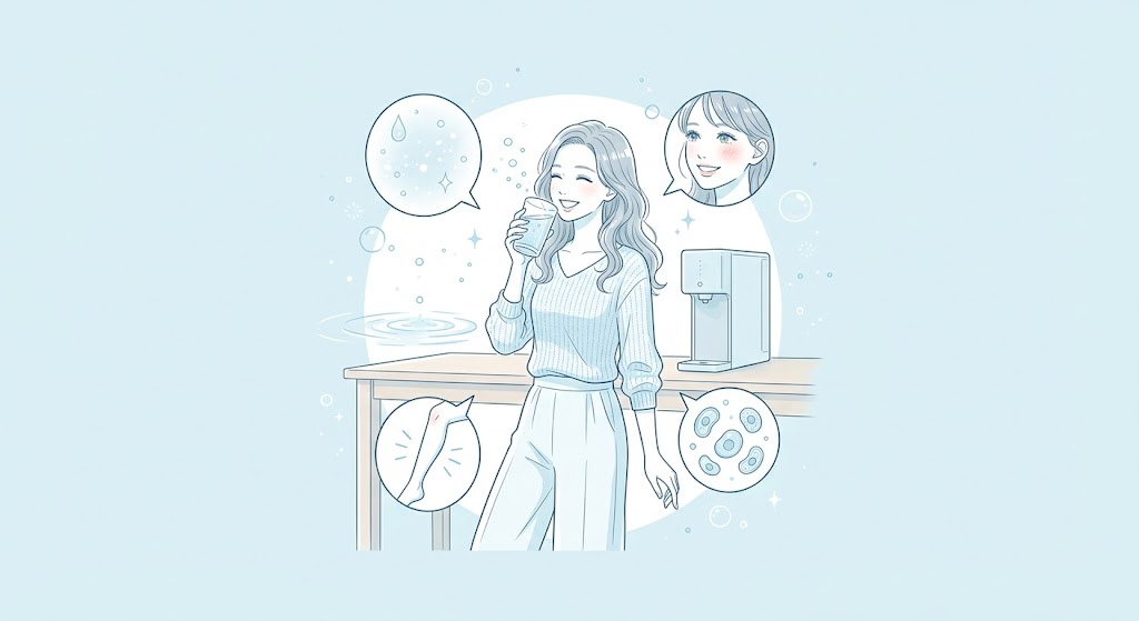 水素マニア:整水器の水で叶える!体の内側からキレイになる具体的な美容メリット