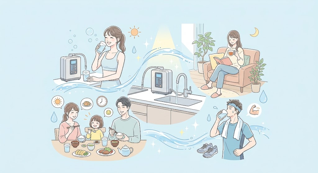 水素マニア:毎日飲んで効果を体感!整水器を生活に取り入れる正しい活用法