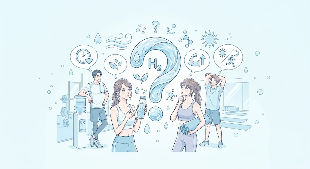 水素マニア:【水素水×運動】に関してよくある質問(FAQ)