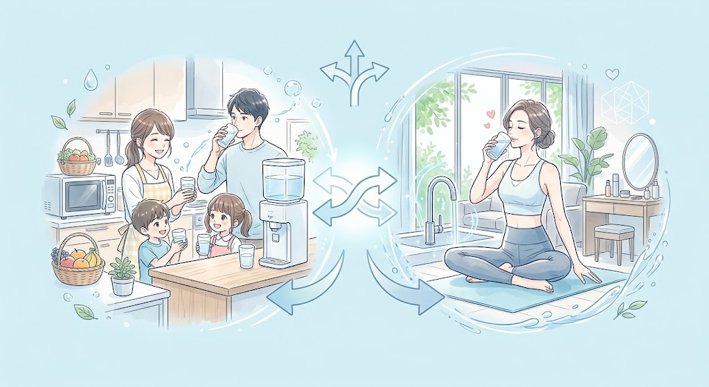 水素マニア:アクアバンクと日本トリムはどちらがおすすめ?タイプ別診断