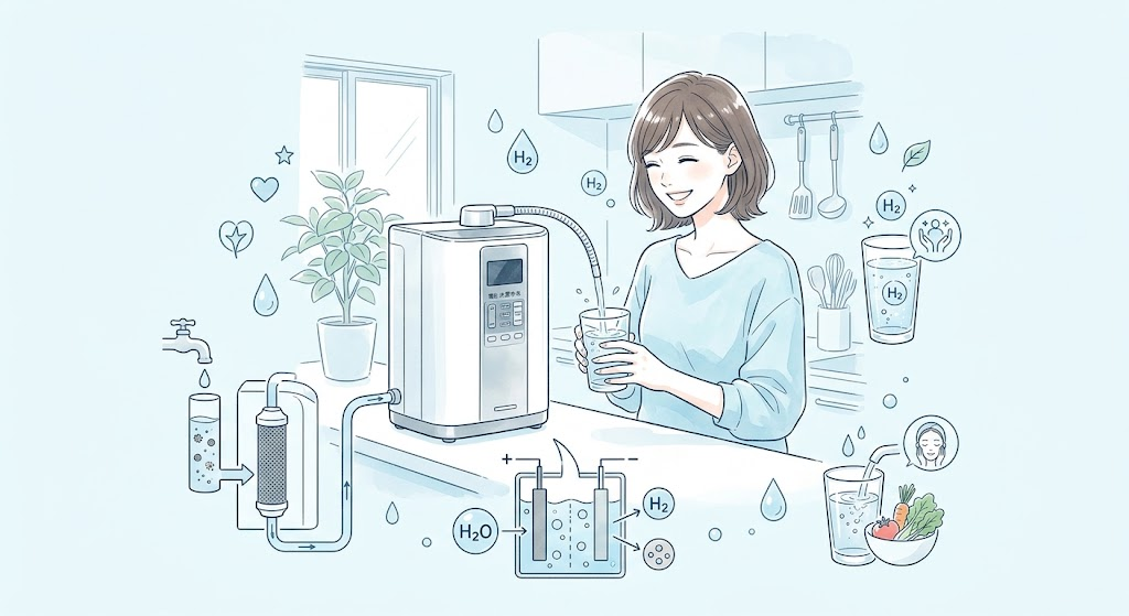 水素マニア:日本トリムの電解水素水整水器とは?パンフレットでわかる基礎知識