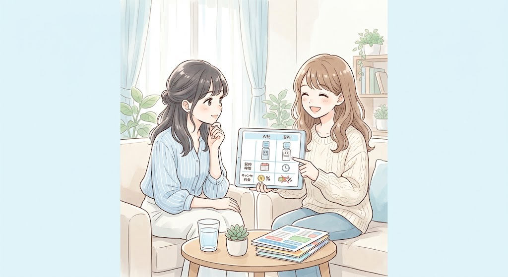 水素マニア:他社ウォーターサーバーとの契約期間・解約金の比較