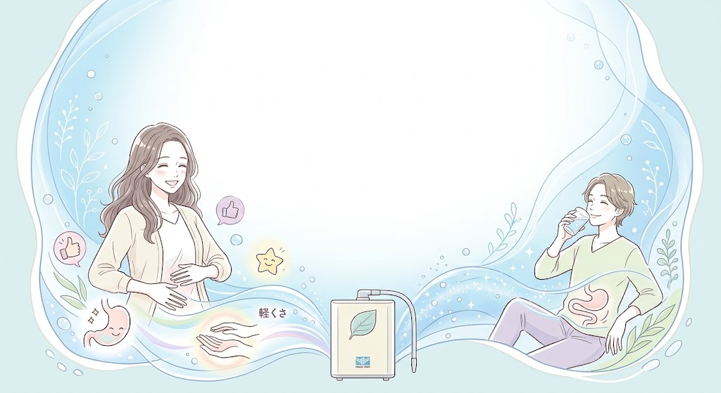 日本トリムの整水器で期待できる胃腸への具体的なメリット