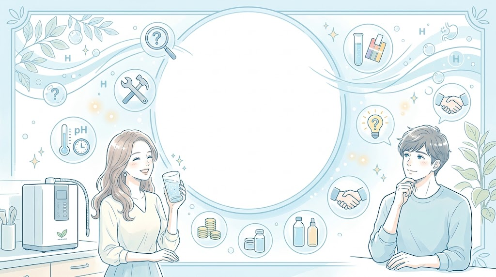 本トリムの電解水素水整水器に関するよくある質問(FAQ)