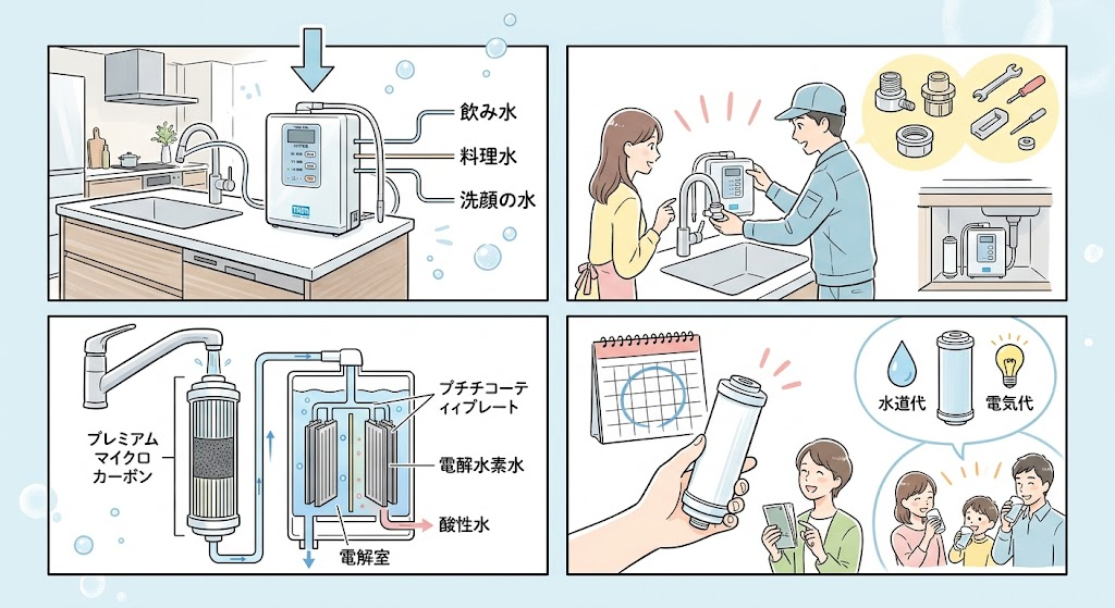 日本トリムの整水器は本当に高い?本体価格と導入時の費用内訳