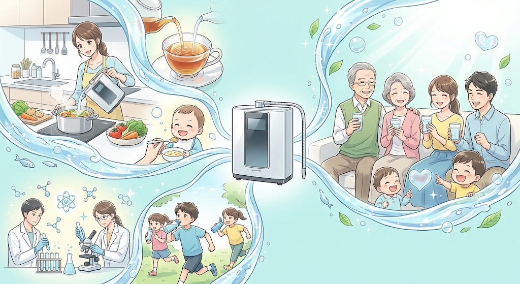 水素マニア:家族の健康を守る「水」として日本トリムが選ばれる理由