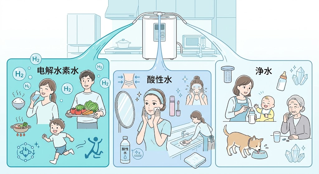 水素マニア:日本トリムで生成できる「3つの水」の特徴と基本的な性質