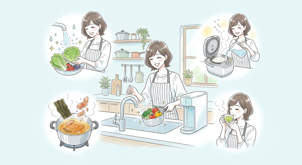 水素マニア:素材の旨みを引き出す!「電解水素水」で作る料理・キッチン活用術