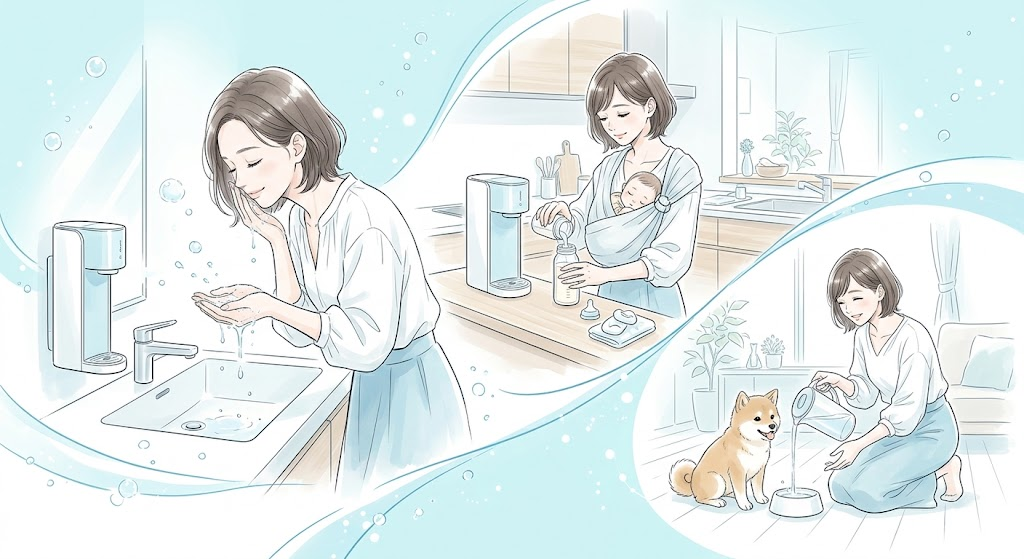 水素マニア:デリケートな場面で安心!「浄水」モードを正しく使うシーン