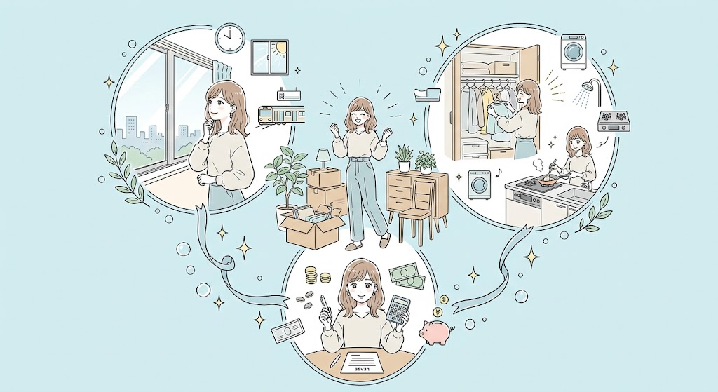 水素マニア:一人暮らし・賃貸のお部屋で後悔しないための3つの選び方